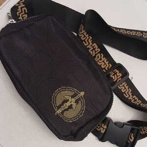 Nintendo Black and Gold Belt Bag